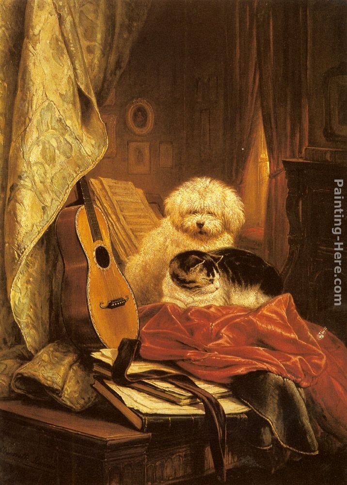 Henriette Ronner-Knip Best Friends